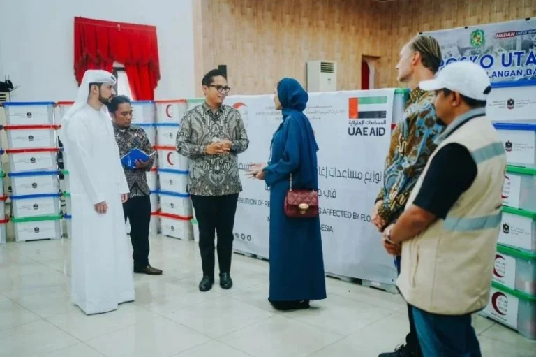 Jaga Sinkronisasi Pusat, Pemkot Medan Pulangkan 30 Ton Bantuan Logistik UEA